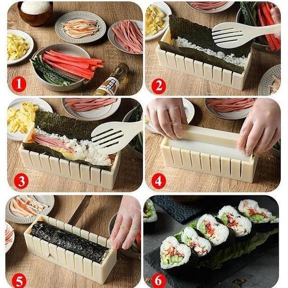 SushiKit™ - Bereiten Sie Ihr Sushi ganz einfach zu Hause zu!