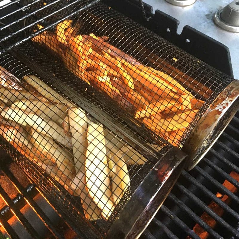 GrillMaster™ | Der drehbare Grillkorb für gleichmäßigen Genuss - 1+1 Gratis