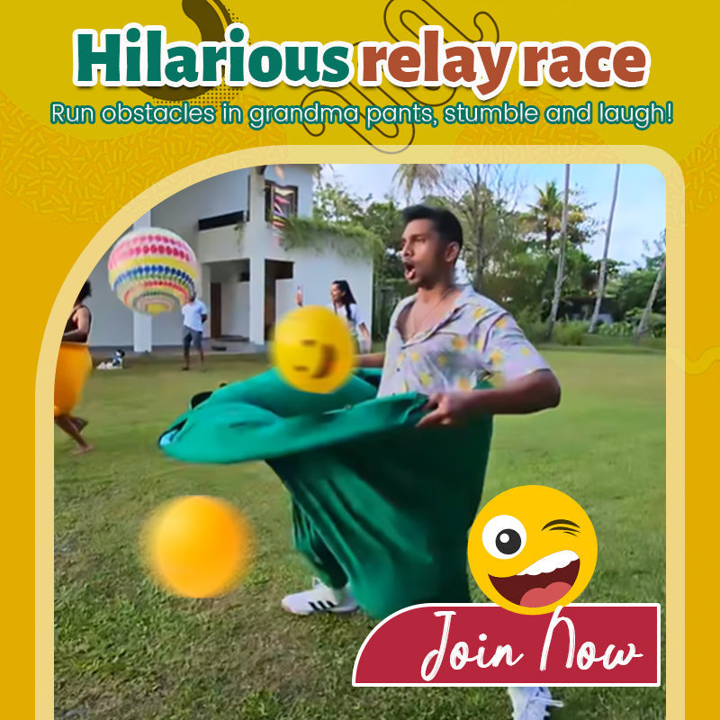 FunBounce™ | Outdoor-Fangspiel mit Riesenhose für Gruppenspaß