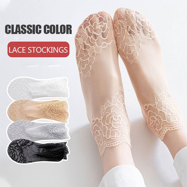 VelviLace™ | Unsichtbare Spitze Socken - 2+3 GRATIS