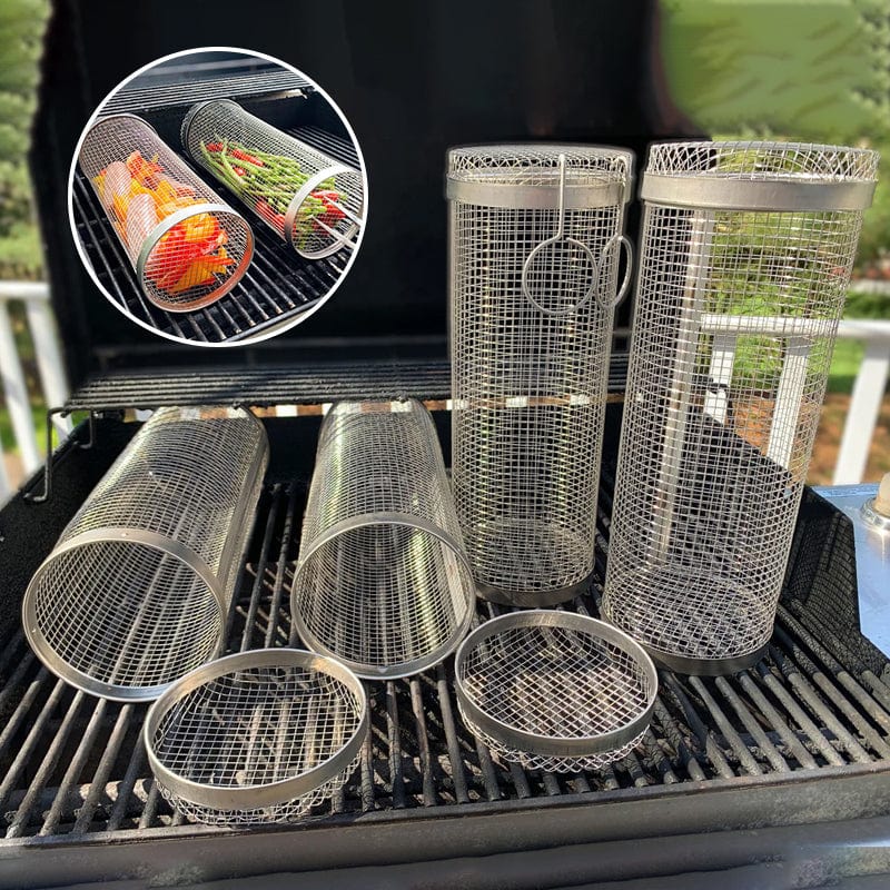 GrillMaster™ | Der drehbare Grillkorb für gleichmäßigen Genuss - 1+1 Gratis
