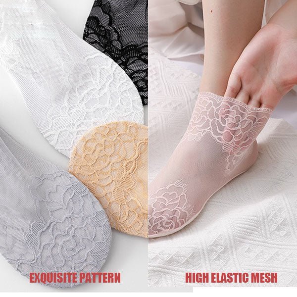 VelviLace™ | Unsichtbare Spitze Socken - 2+3 GRATIS
