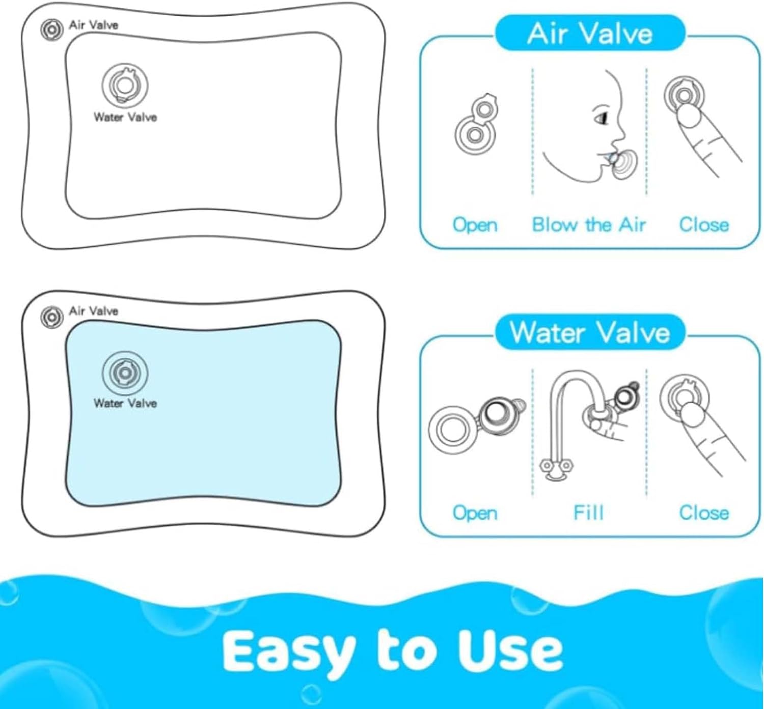 OceanSquish™ | Wasserbett für Haustiere - 1+1 GRATIS