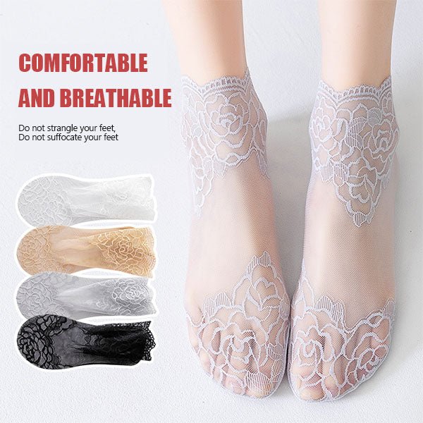 VelviLace™ | Unsichtbare Spitze Socken - 2+3 GRATIS