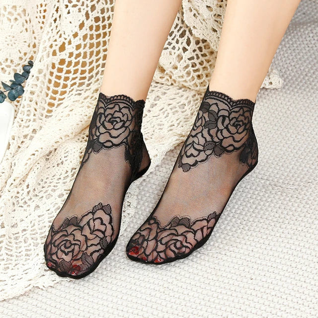 VelviLace™ | Unsichtbare Spitze Socken - 2+3 GRATIS
