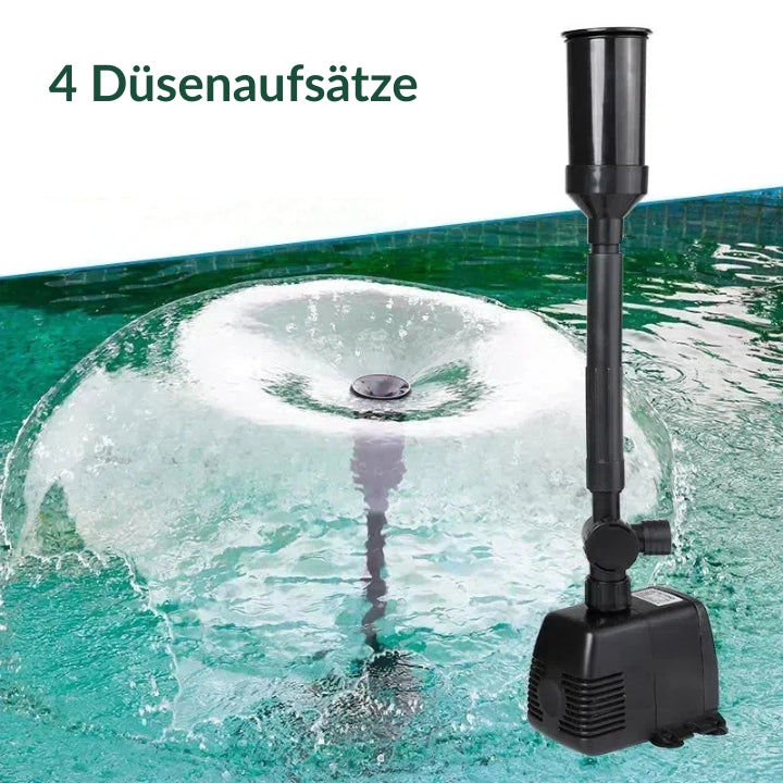 AquaFlow™ – Die smarte Pumpe für stilvolle Wasserspiele