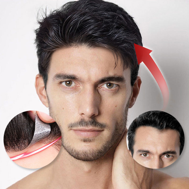 VoluMen™ HairPatch | Herren-Haarteil für den Scheitelbereich Direkte Beleuchtung