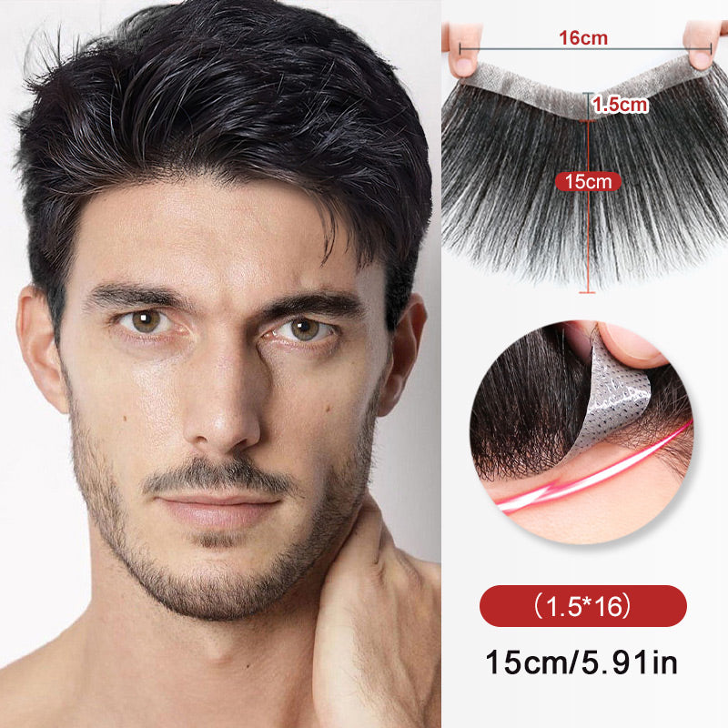 VoluMen™ HairPatch | Herren-Haarteil für den Scheitelbereich Direkte Beleuchtung